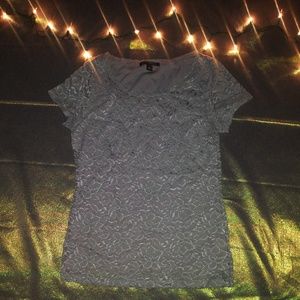 Banana Republic Silver Blouse